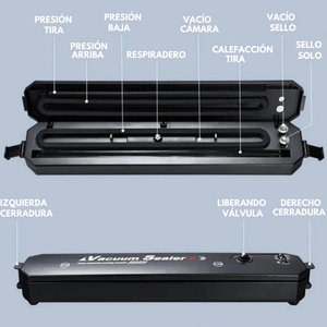 Sellador al vacío+Bolsas 5MT