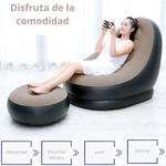 Sillón Inflable con Apoya Pies