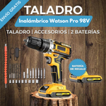 Taladro Inalámbrico Watson Pro + 2 Baterías 98V